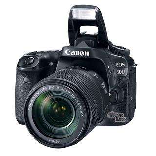 دوربین دیجیتال کانن مدل EOS 80D EF S با لنز 18-135 میلی متری