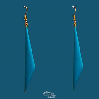 گوشواره طرح مثلث کشیده مدل GT-22