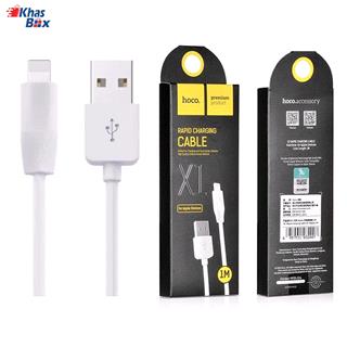کابل هوکو تبدیل USB به لایتنینگ مدل X1 طول 2 متر