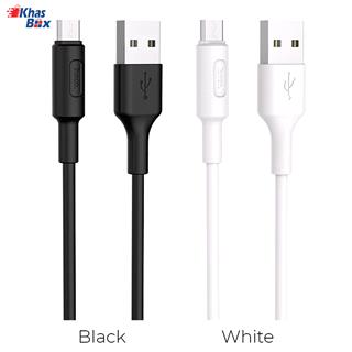 کابل هوکو تبدیل USB به microUSB مدل X25