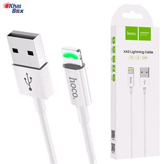 کابل هوکو تبدیل USB به لایتنینگ مدل X43