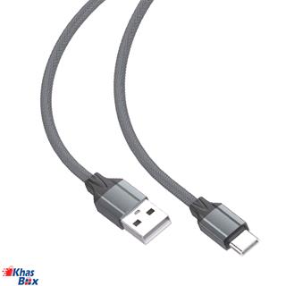 کابل کینگ استار تبدیل USB به USB-C مدل K18 C کنفی طول 100سانتی متر 