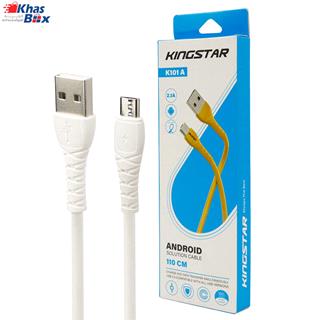 کابل کینگ استار تبدیل USB به microUSB مدل K101 A طول 110سانتی متر