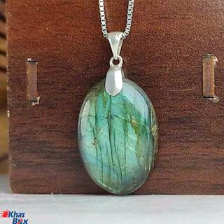 گردنبند نقره لابرادوریت اصلی