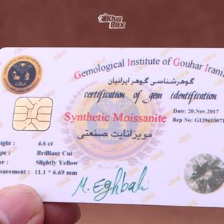 انگشتر موزانایت روسی اصل مردانه