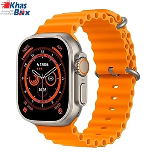 ساعت هوشمند Apple watch Ultra 2 های کپی - بدنه مشکی (بند مشکی+سبز)