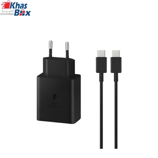 شارژر اصلی گلکسی اس 24 اولترا سامسونگ Galaxy S24 Ultra توان 45 وات