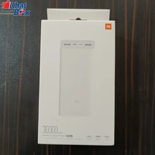 پاور بانک شیائومی مدل Redmi با ظرفیت 30000 اورجینال دارای پورت تایپ سی و میکرو و قابلیت شارژ فست