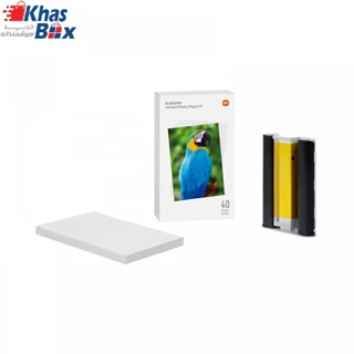 پک 40 تایی کاغذ چاپ عکس 3 اینچی شیائومی مدل Xiaomi Instant Photo Paper 3 Inch