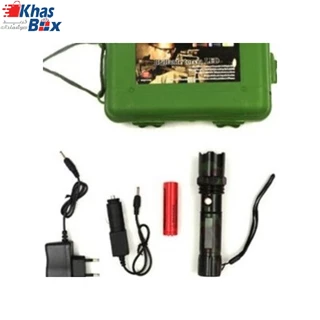 چراغ قوه پلیسی شارژی 12000W