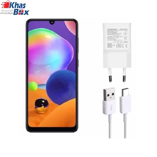 شارژر اصلی سامسونگ(آداپتور به همراه کابل) گلکسی A31