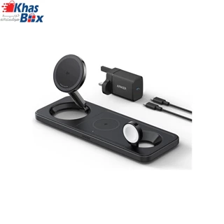 شارژر وایرلس مگ سیف 3 کاره انکر مدل B25M