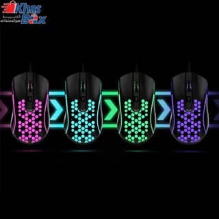ست گیمینگ کیبورد موس هدفون و پدموس 4In1 Gaming Starter Kit