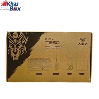 ست گیمینگ کیبورد موس هدفون و پدموس 4In1 Gaming Starter Kit
