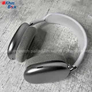 هدفون طرح اپل مستر کوالیتی کیفدار airpodmax - سیلور