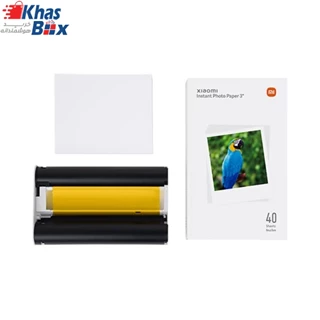 پک 40 تایی کاغذ چاپ عکس 3 اینچی شیائومی مدل Xiaomi Instant Photo Paper 3 Inch