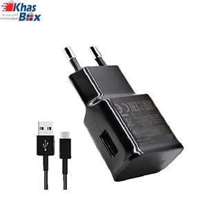 شارژر دیواری فست شارژ Samsung S10+ EP-TA200 2A QC3.0 PD + کابل تایپ سی