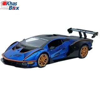 ماکت فلزی لامبورگینی اونتادور بزرگ (1:24)(LAMBORGHINI AVENTADOR LP 700-4 BY MAISTO) سرمه ای