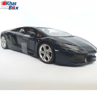 ماکت فلزی لامبورگینی اونتادور بزرگ (1:24)(LAMBORGHINI AVENTADOR LP 700-4 BY MAISTO) سرمه ای