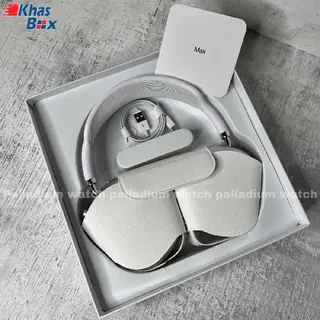 هدفون طرح اپل مستر کوالیتی کیفدار airpodmax - سیلور