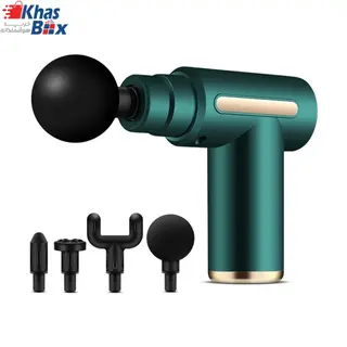 ماساژور تفنگی ضربه ای لرزشی حرکتی چهار کاره