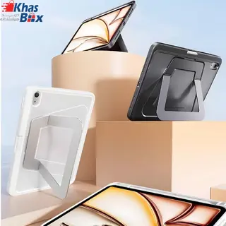 کاور تبلت IPAD 11.NESIL A16 2025 CASE 360 FULL PROTECTION STAND JUNO BLACK اسکین ارما Skinarma