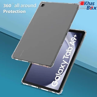 قاب محافظ شفاف و انعطاف‌پذیر TPU برای سامسونگ گلکسی تب A9+