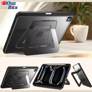 کاور تبلت IPAD 11.NESIL A16 2025 CASE 360 FULL PROTECTION STAND JUNO BLACK اسکین ارما Skinarma