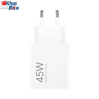 آداپتور ۴۵ وات شیائومی | دو پین EU | نسخه اورجینال