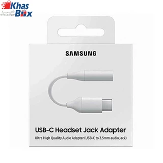 تبدیل اصلی تایپ سی به جک 3.5 میلیمتری Samsung Type C Headset Jack Adapter