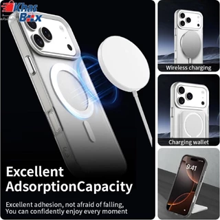 قاب شفاف مگ سیف اپل مدل iPhone 17 ProMax Clear Case with MagSafe