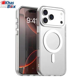 قاب شفاف مگ سیف اپل مدل iPhone 17 ProMax Clear Case with MagSafe