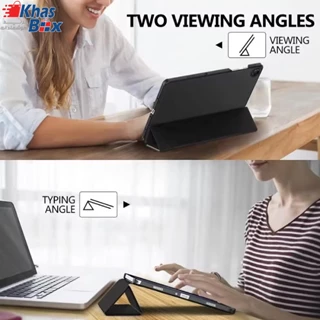 کیف اسمارت سیلیکونی جا قلم دار تبلت سامسونگ Galaxy Tab A9 Plus X216 - سرمه ای