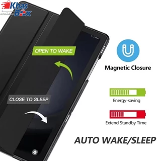 کیف اسمارت سیلیکونی جا قلم دار تبلت سامسونگ Galaxy Tab A9 Plus X216 - سرمه ای