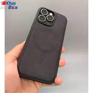 کاور و قاب چرمی APPLE IPHONE 17 PRO MAX مگ سیف دار