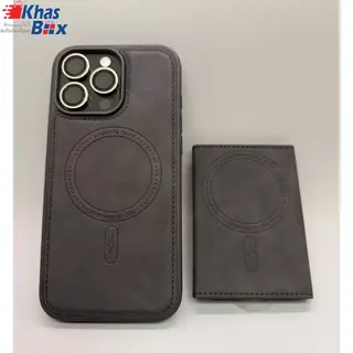 کاور و قاب چرمی APPLE IPHONE 17 PRO MAX مگ سیف دار