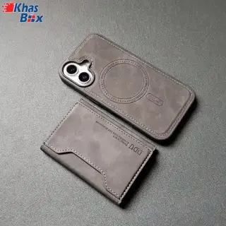 کاور و قاب چرمی APPLE IPHONE 17 PRO MAX مگ سیف دار