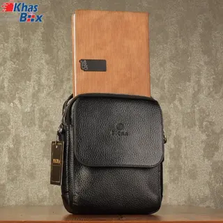 کیف دوشی مردانه چرم طبیعی