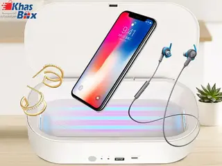 دستگاه ضد عفونی کننده گوشی و شارژر وایرلس