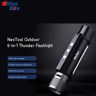 چراغ قوه چندکاره شیائومی Nextool Outdoor 6in1 Thunder Flashlight NE20030