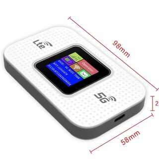 مودم جیبی سیم‌کارتی مانیتوردار 5G/4G