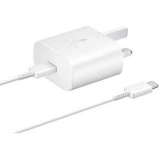 شارژر سامسونگ 25 وات سه پین با کابل اصل