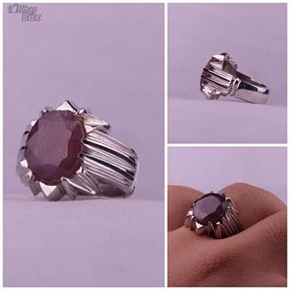 انگشتر یاقوت سرخ آفریقایی اصل مردانه 