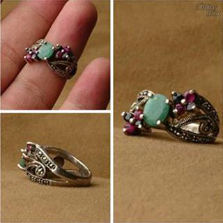 انگشتر زنانه سه جواهره اصلی مردانه