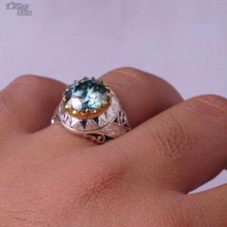 انگشتر موزانایت اصل (الماس روسی) مردانه