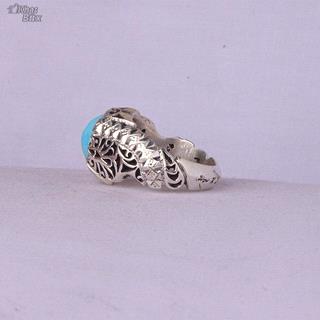 انگشتر فیروزه نیشابوری اصل طبیعی مردانه