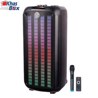 اسپیکر چمدانی بلوتوثی رم و فلش خور XP-Product XP-M1211A + میکروفون و ریموت کنترل