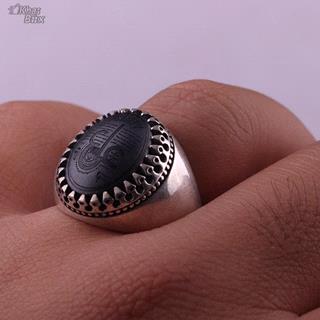 انگشتر حدید عین علی ع مردانه 