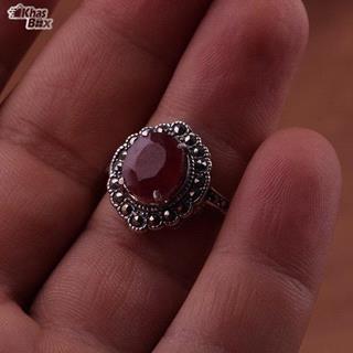 انگشتر یاقوت سرخ آفریقایی اصل زنانه