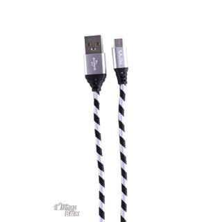 کابل Micro USB تسکو مدل  TC99 1.5Mمشکی_سفید